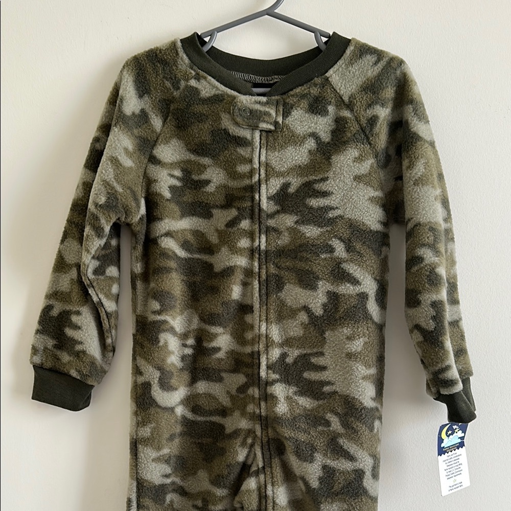 *NWT* Joe Boxer Kid’s Camouflage Fleece Pajama Onesie